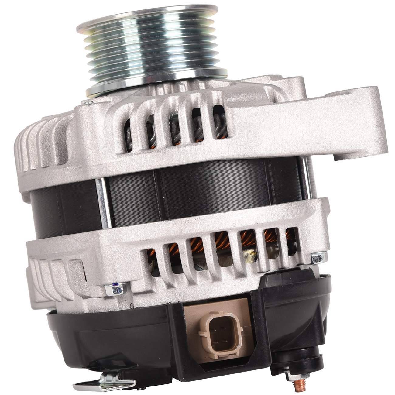 Alternátor 12 V 130 A s řemenicí overdrive pro Acura TSX 2009–2014 Honda Accord 2008–2012 2.4L CW, 7drážkový A0282A0022 angle 2