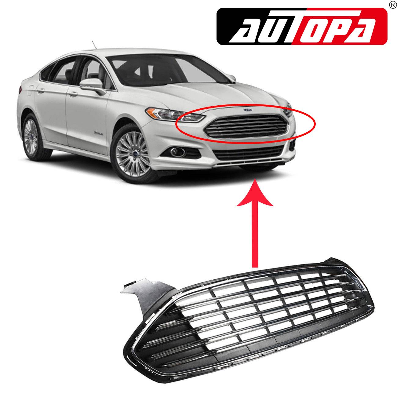 Chromovaná horní mřížka předního nárazníku – sestava pro Ford Fusion 2013–2016 DS7Z8200BA angle 6