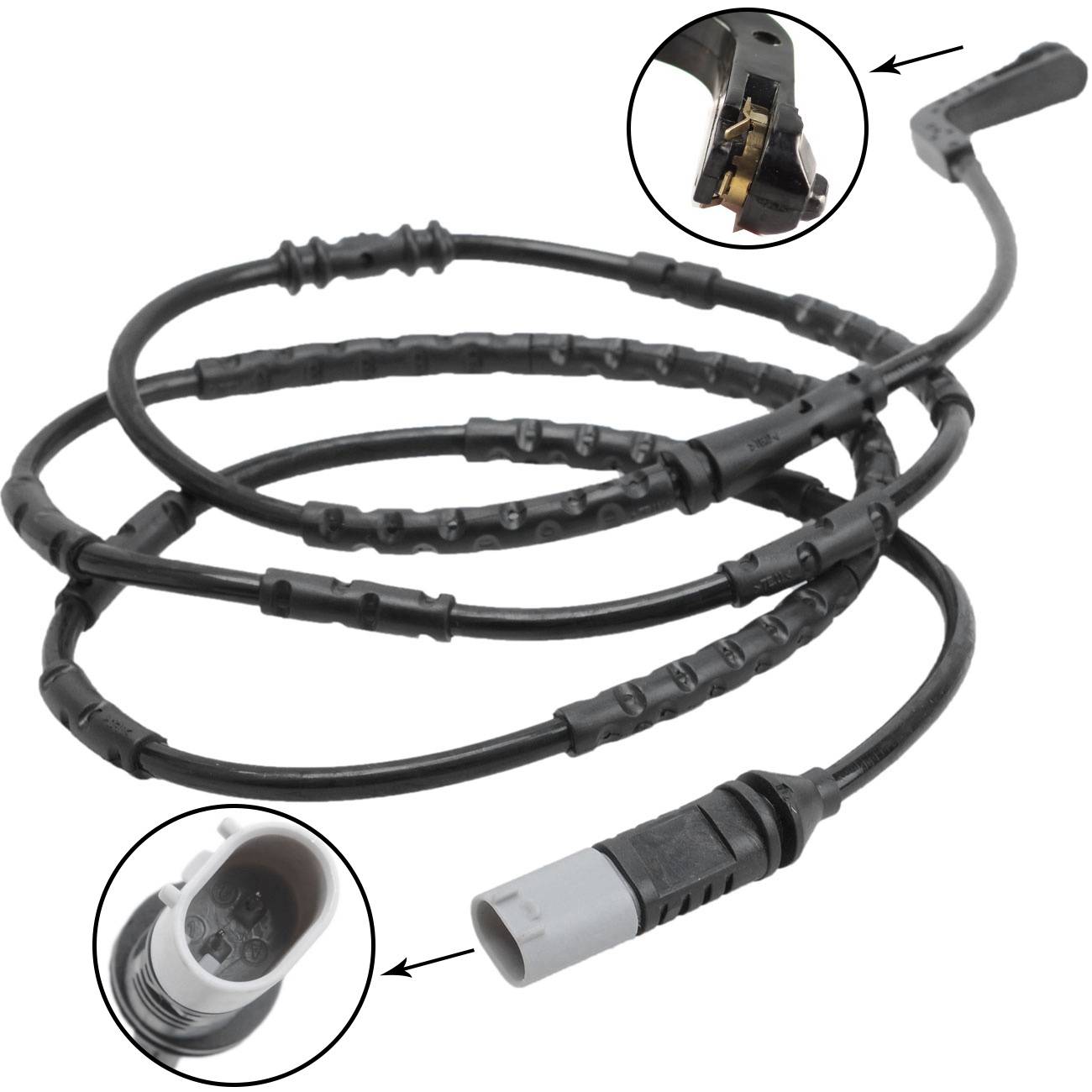 Snímač opotřebení zadních brzdových destiček, pravý nebo levý, BMW Z4 3.0L 2009 2010 34356789446 angle 3