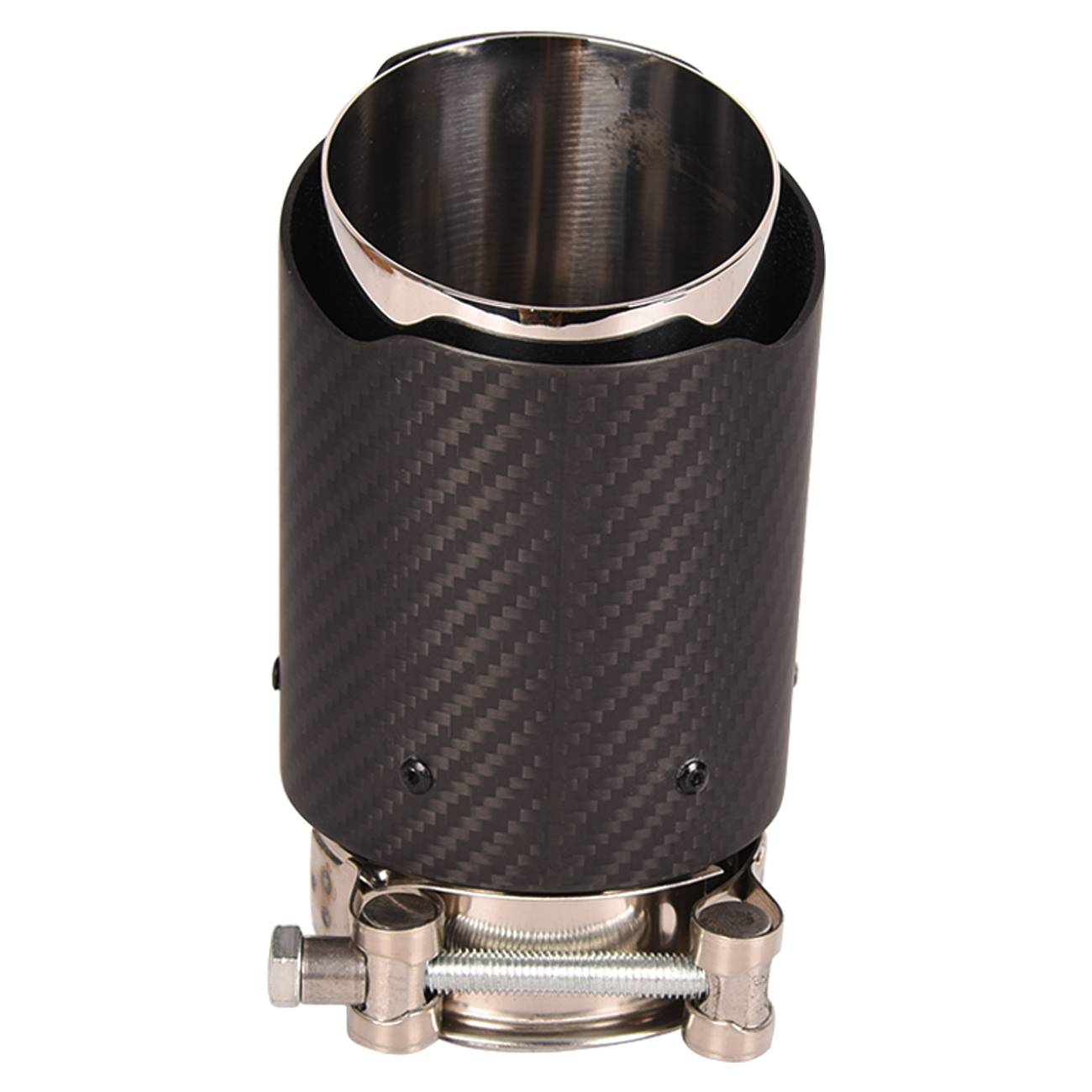 Univerzální koncovka výfuku z nerezové oceli a uhlíkového vlákna, vstup 67–70 mm, výstup 89 mm A0248A0015