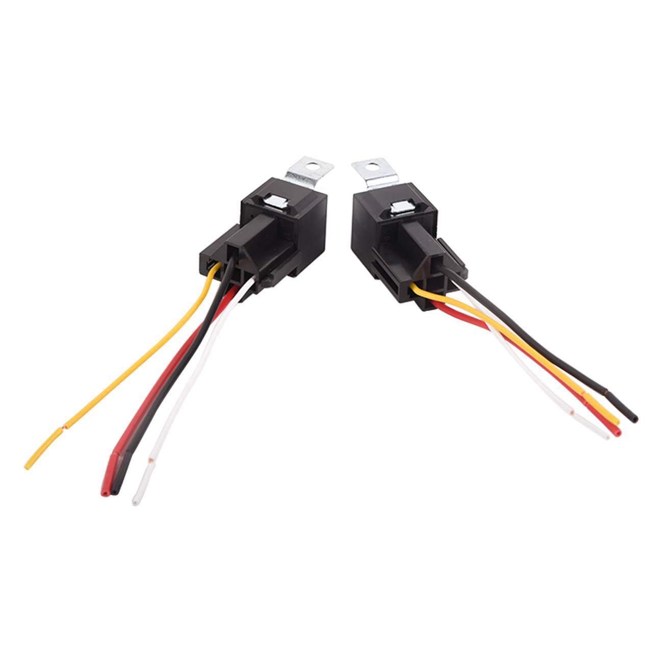 Nová sada 2 automobilových relé s vodiči a kabelovým svazkem, 12 V 30/40 A, 4 piny A0348A0003 angle 2