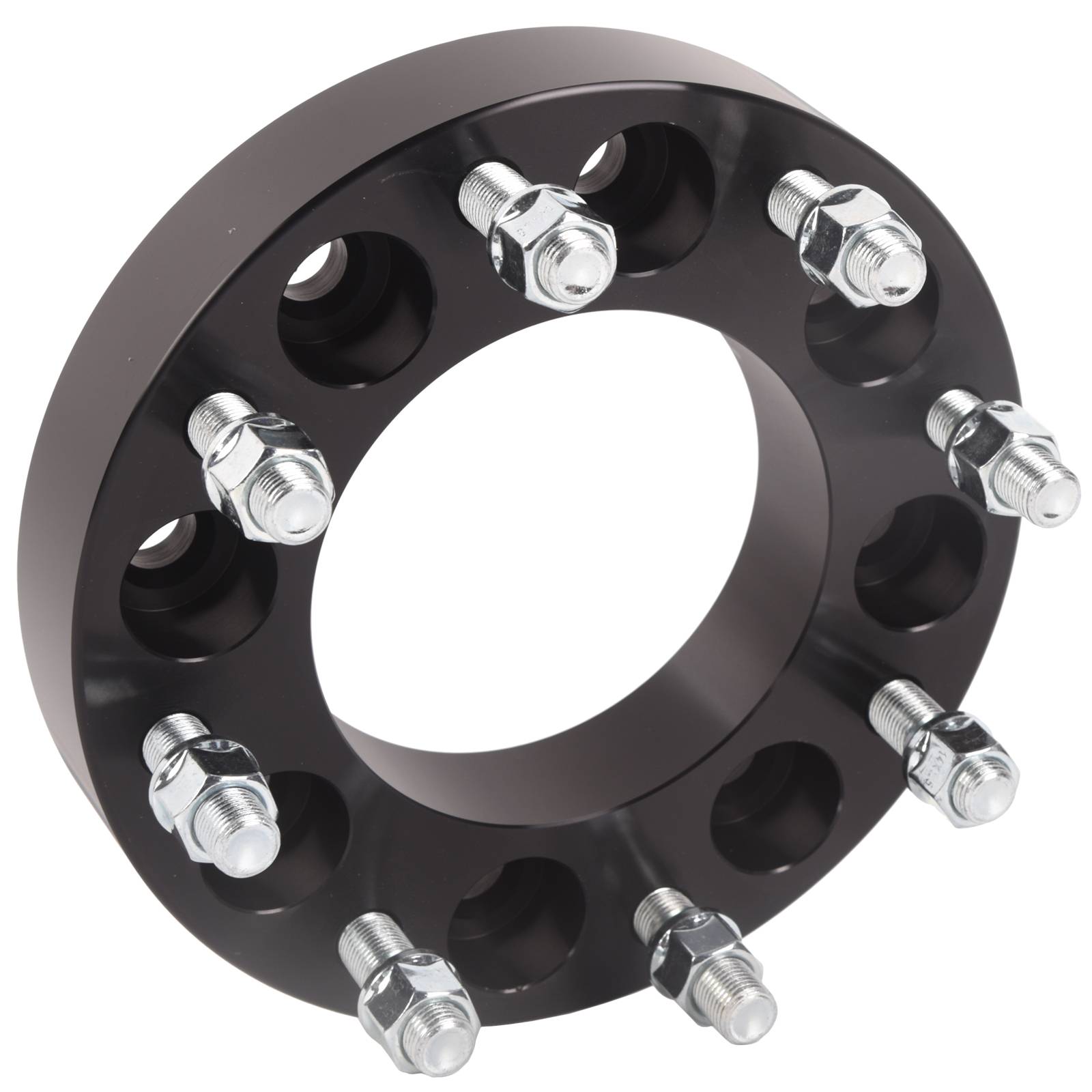Černý adaptér kol 4 ks, tloušťka 1,5 palce, rozteč 8x165 na 8x180 pro Chevy Silverado 2500 HD GMC Sierra A0475A0028 angle 3
