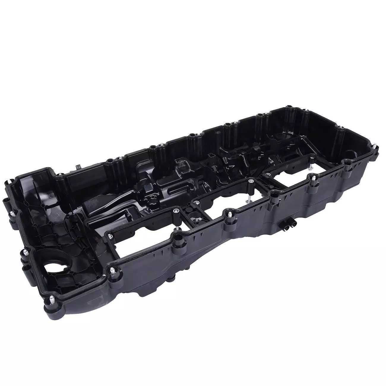 Engine Valve Cover w/ Gasket & Cap for BMW 135i 335i 640i 740i X3 X5 11127570292 angle 2