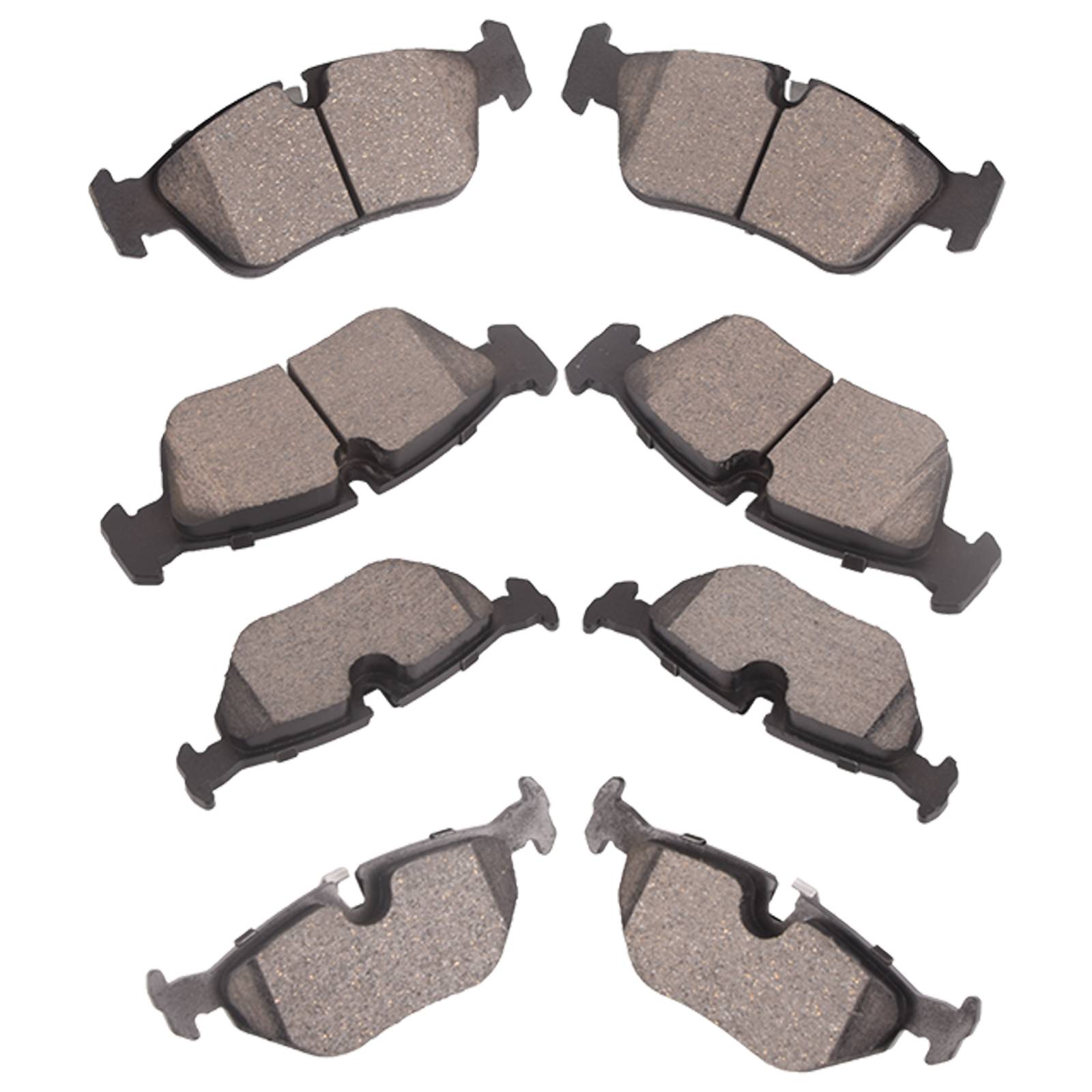 Sada 8 keramických brzdových destiček předních a zadních pro BMW 325i/325ci 2001–2005 A0499A0048 angle 2