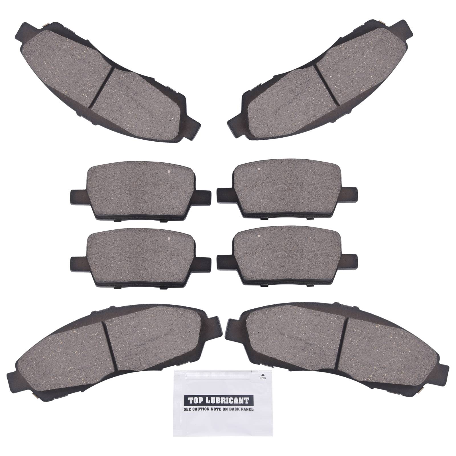 Sada keramických kotoučových destiček předních a zadních pro Chevrolet Traverse/GMC Acadia/Cadillac A0499A0080 angle 2