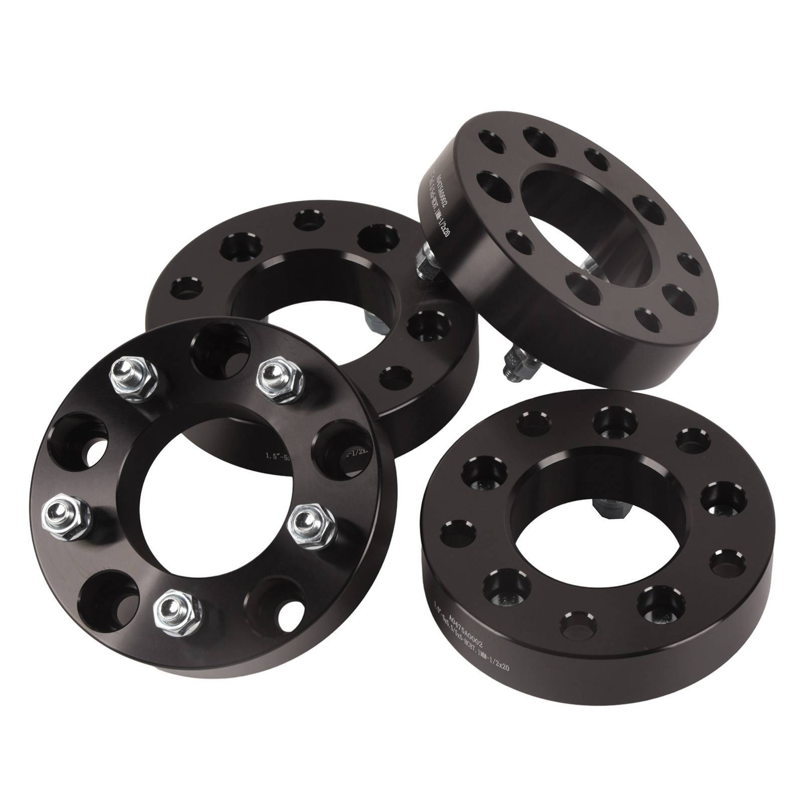 4 adaptéry kol 1,5 palce, 5x5,5 na 5x5, čepy 1/2, 5x139,7 na 5x127 pro Ram 1500 A0475A0002 angle 2