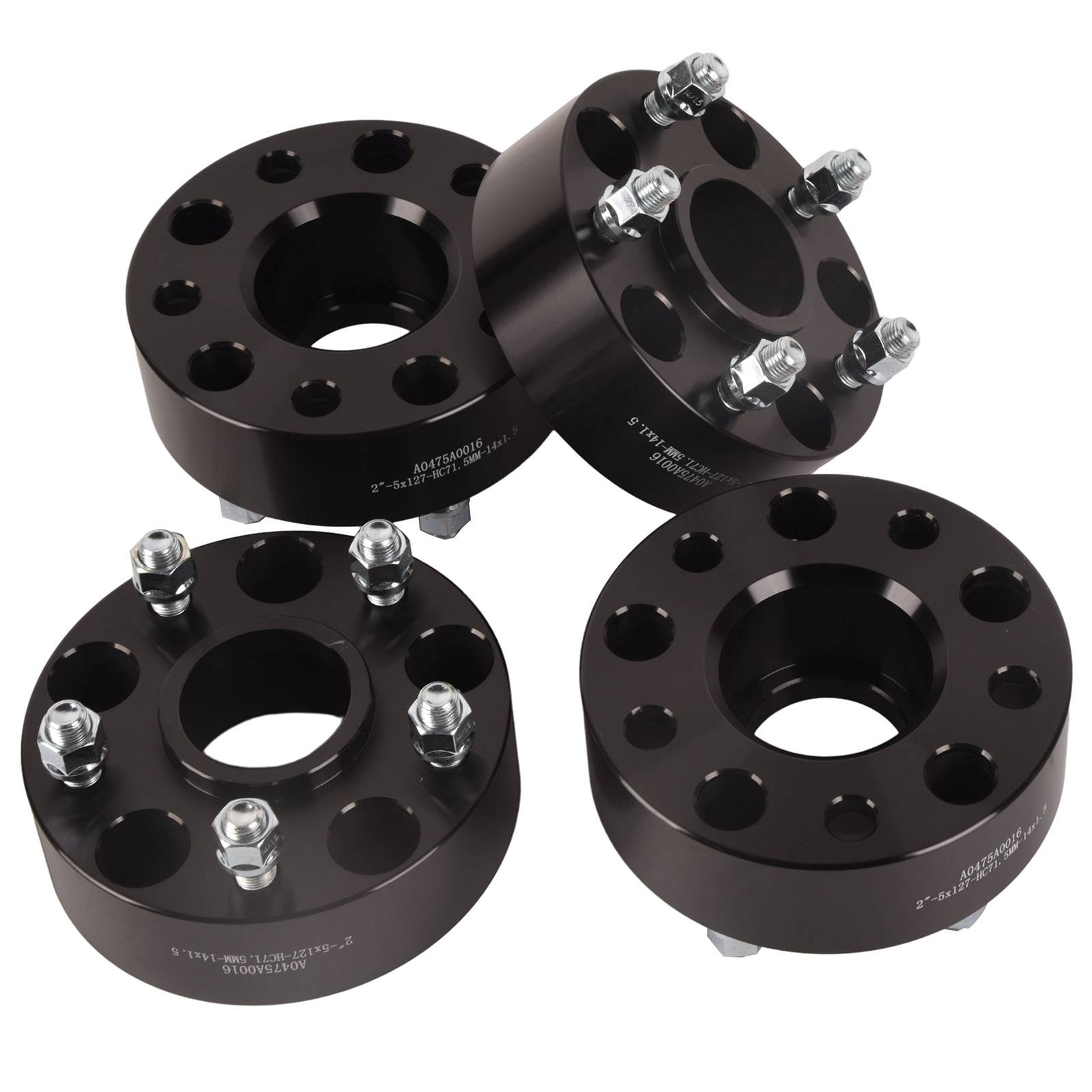 4 adaptéry podložek kol 2 palce, 5x5, M14x1,5, pro Dodge Durango a Jeep Wrangler  A0475A0016 angle 2