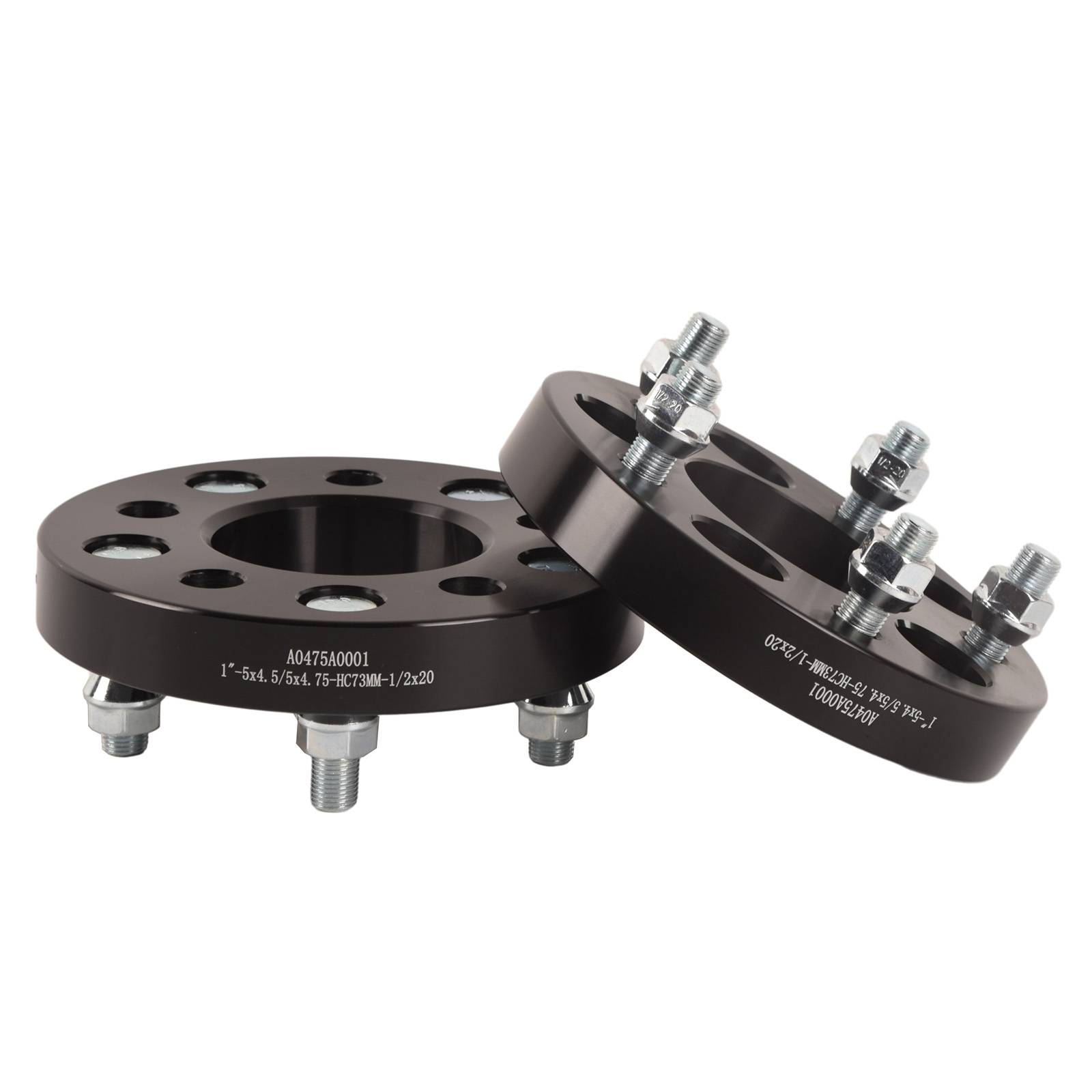 Adaptéry kol, 4 ks, rozteč 5x4,5 na 5x4,75, tloušťka 1 palec, čepy M1/2x20, pro Ford Jeep A0475A0001 angle 7