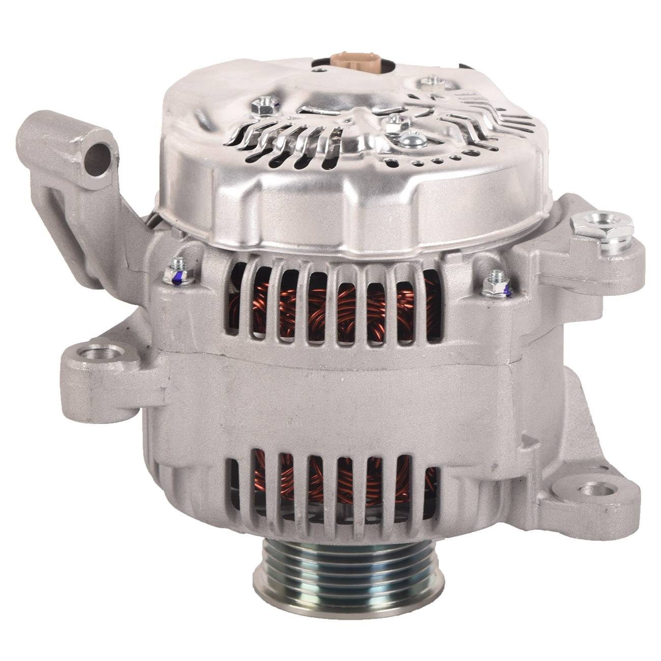 Alternátor 250 A pro Jeep Liberty 3,7 l 2002–2006 5170746AA 56028692AA angle 3