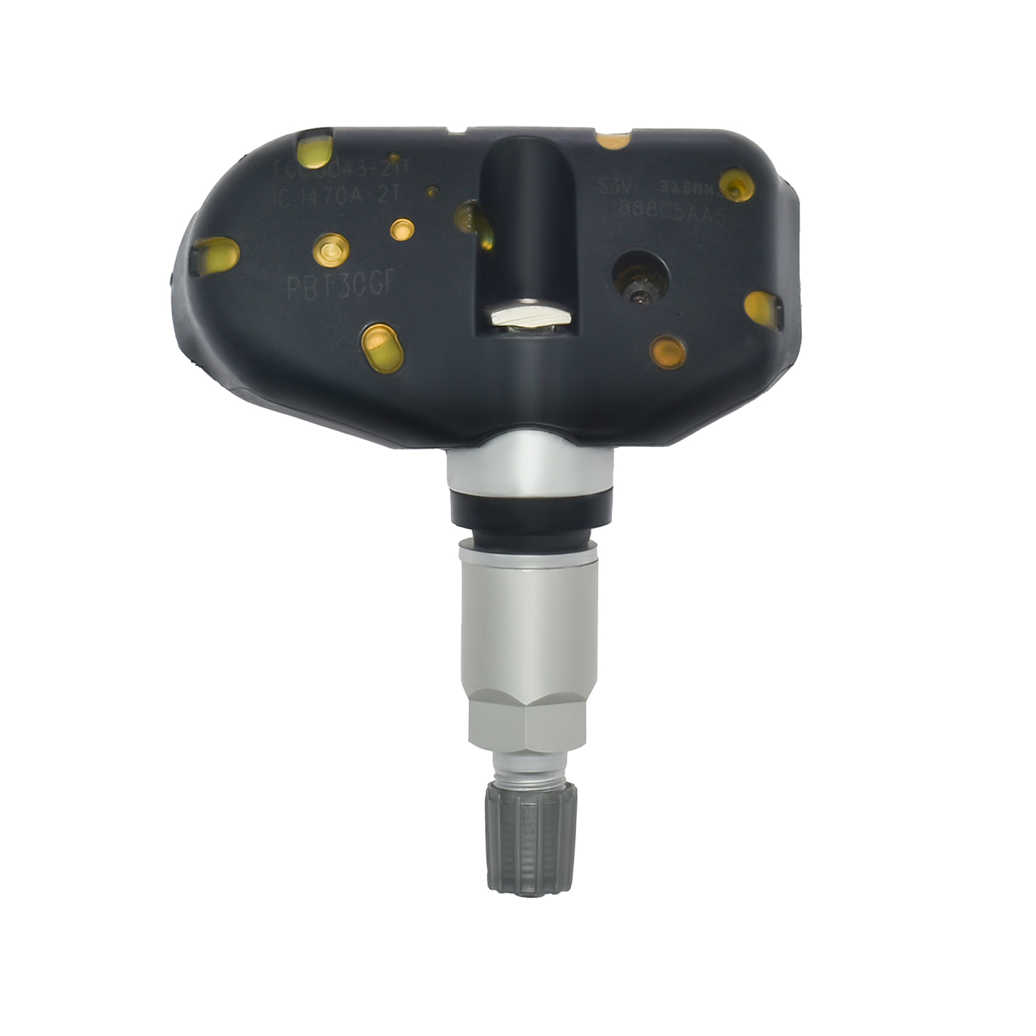Elektricky napájený snímač systému monitorování tlaku v pneumatikách TPMS 06421-S3V-A04 angle 3