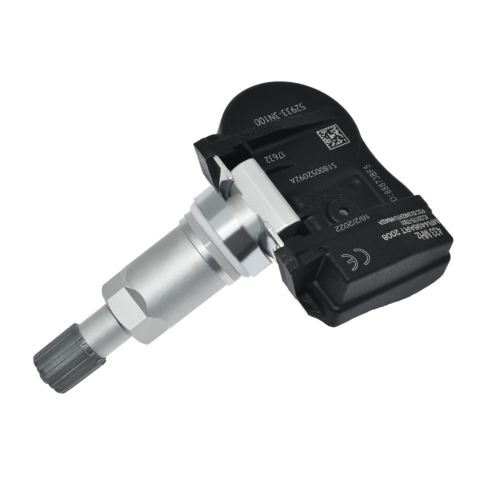 Elektricky napájený snímač systému monitorování tlaku v pneumatikách TPMS 52933-3N100 angle 2