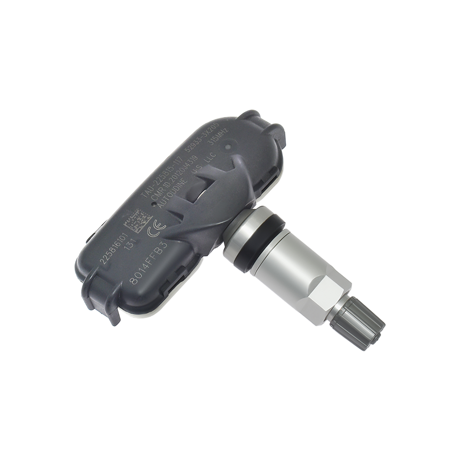 Elektricky napájený snímač systému monitorování tlaku v pneumatikách TPMS 52933-3X205 angle 8