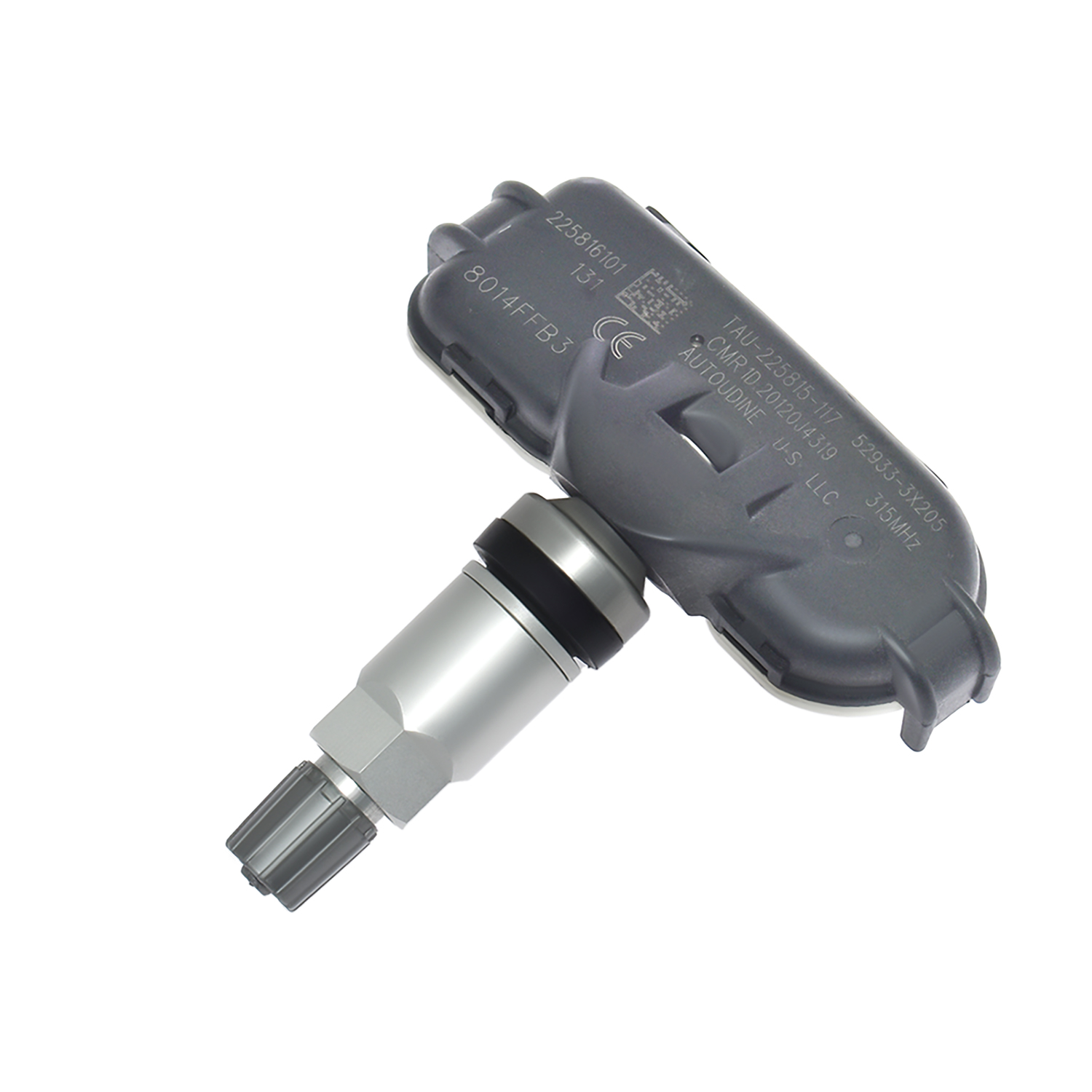 Elektricky napájený snímač systému monitorování tlaku v pneumatikách TPMS 52933-3X205 angle 4
