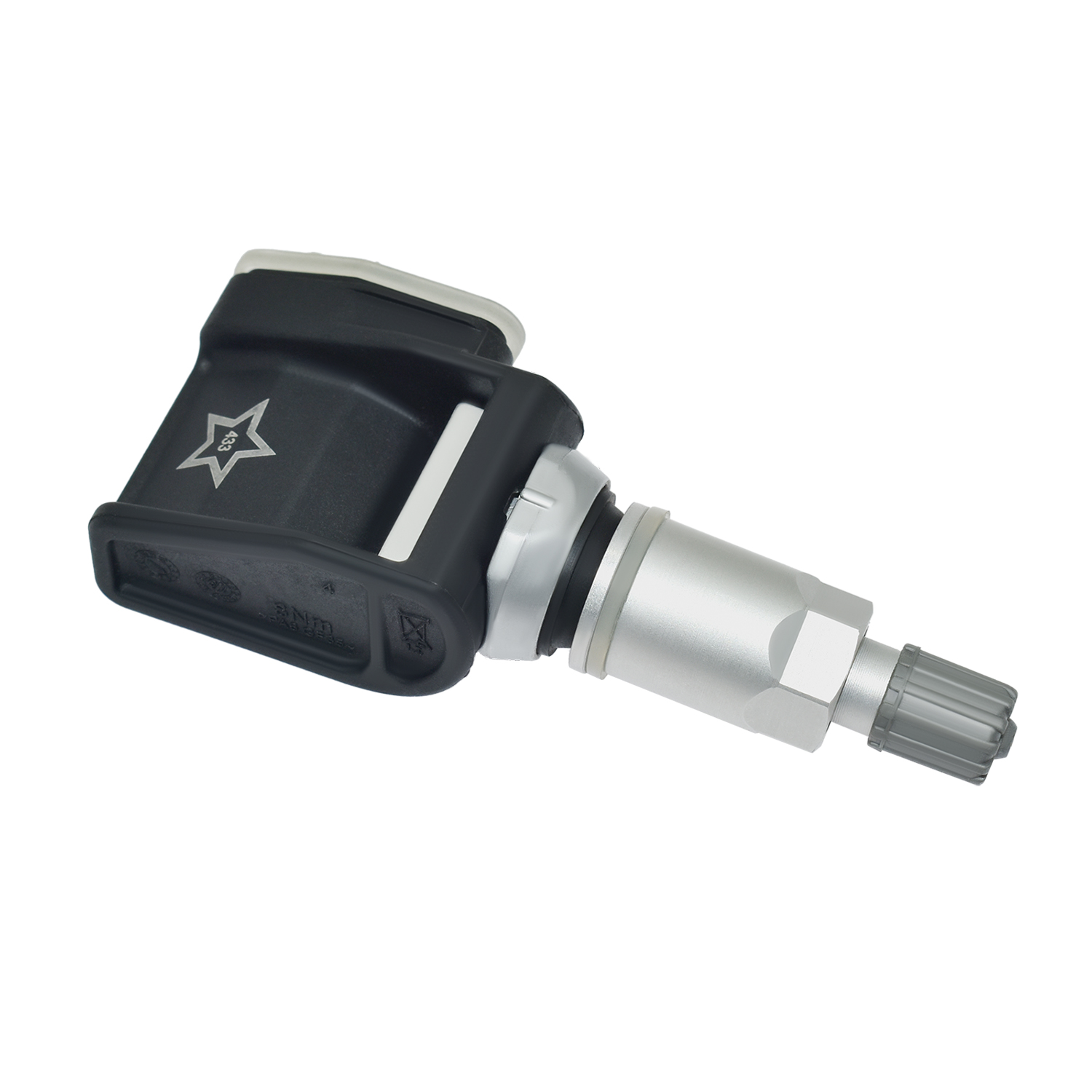 Elektricky napájený snímač systému monitorování tlaku v pneumatikách TPMS A0009052102 angle 2