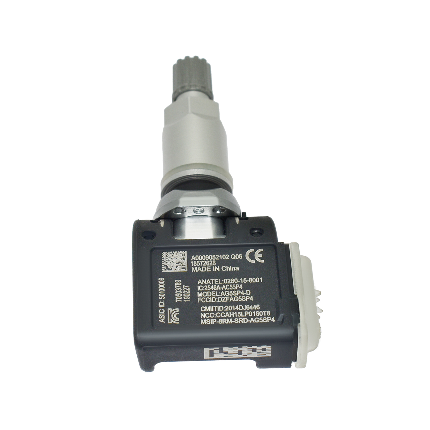 Elektricky napájený snímač systému monitorování tlaku v pneumatikách TPMS A0009052102 angle 4