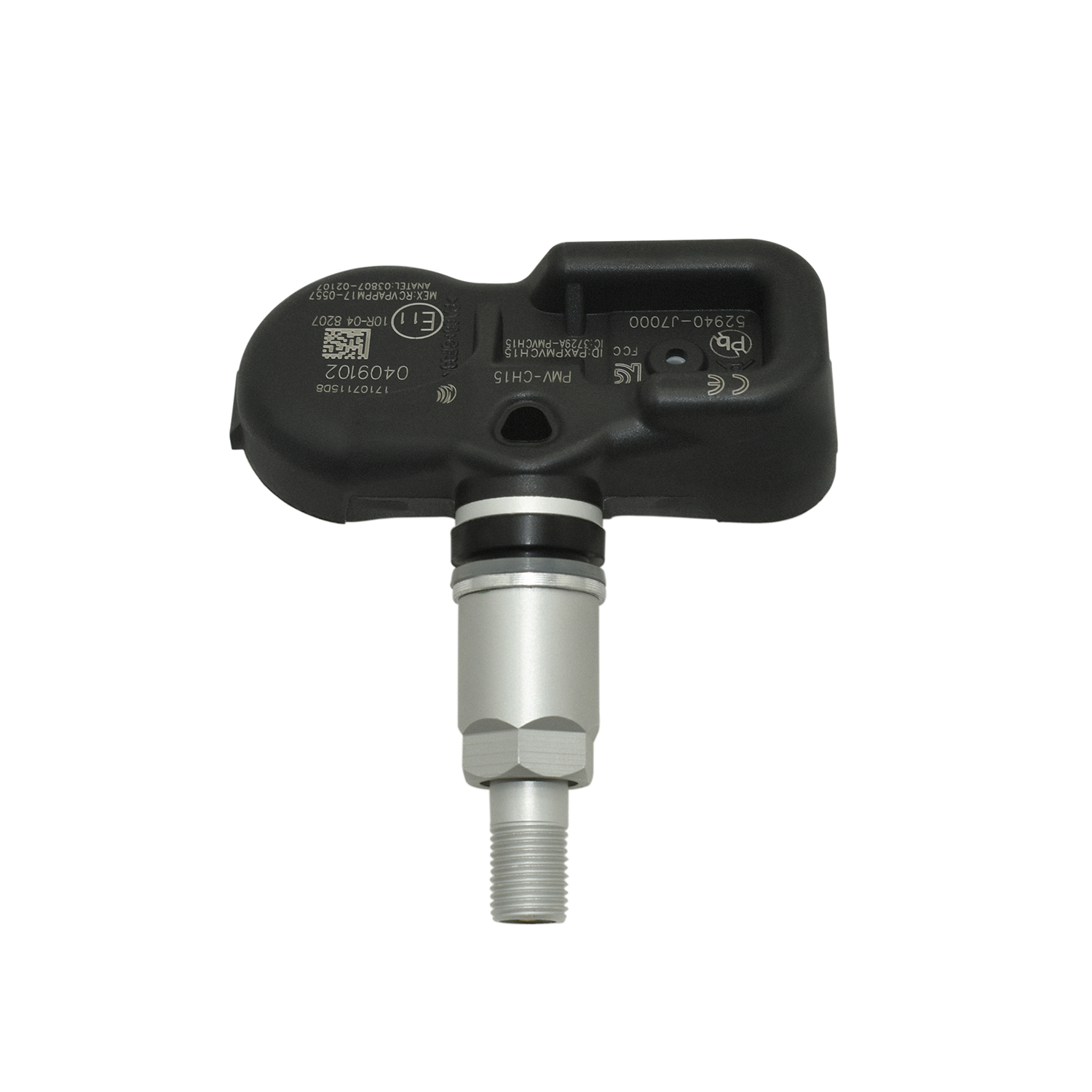 Elektricky napájený snímač systému monitorování tlaku v pneumatikách TPMS 52940-J7000 angle 2