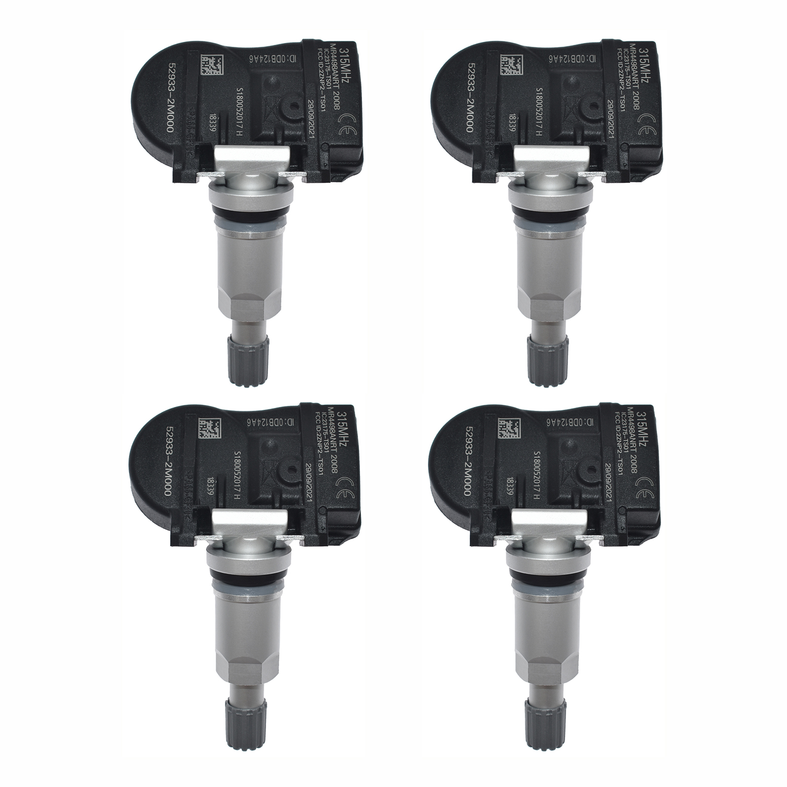 TPMS Tire Pressure Monitoring Sensor 52933-2M000P4 angle 3