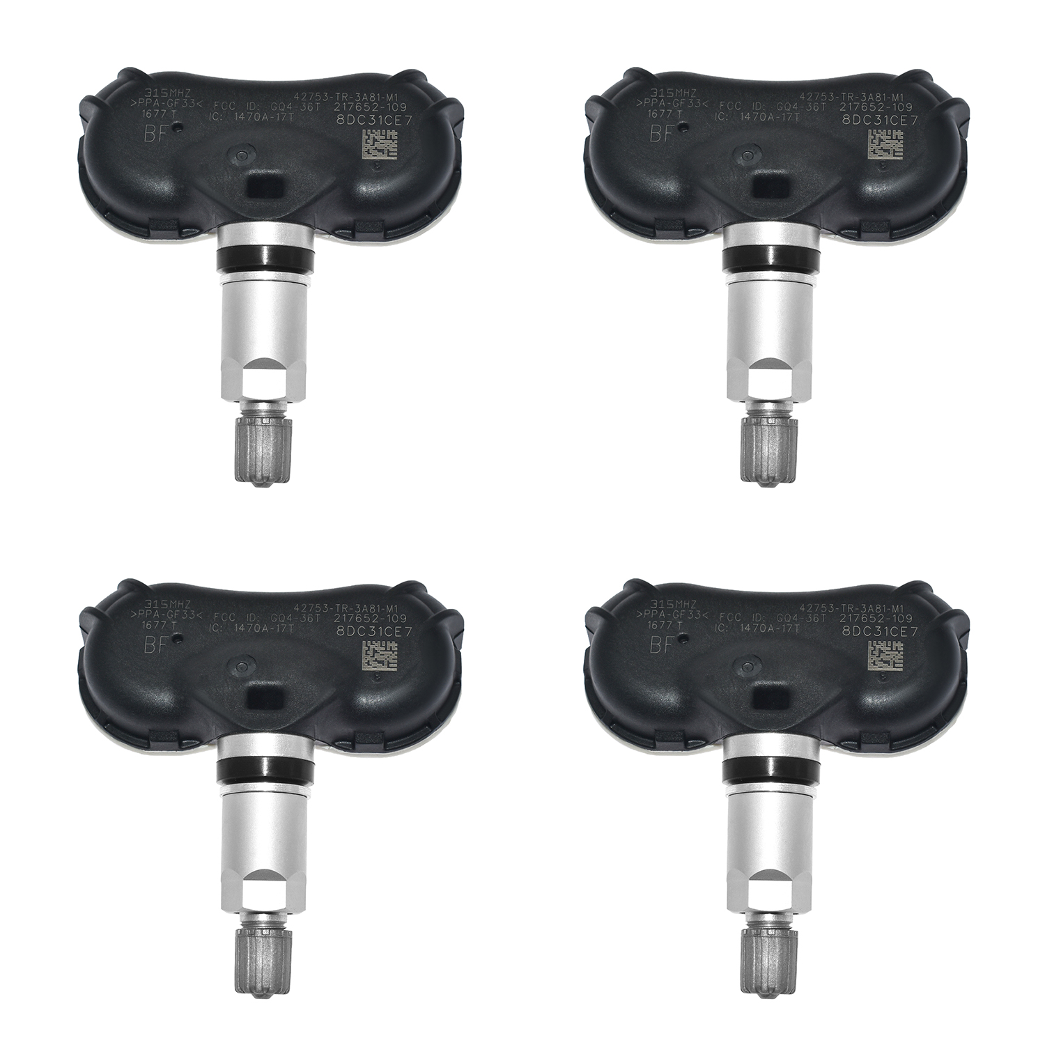 TPMS Tire Pressure Monitoring Sensor 42753-TR3-A810-M1P4 angle 2