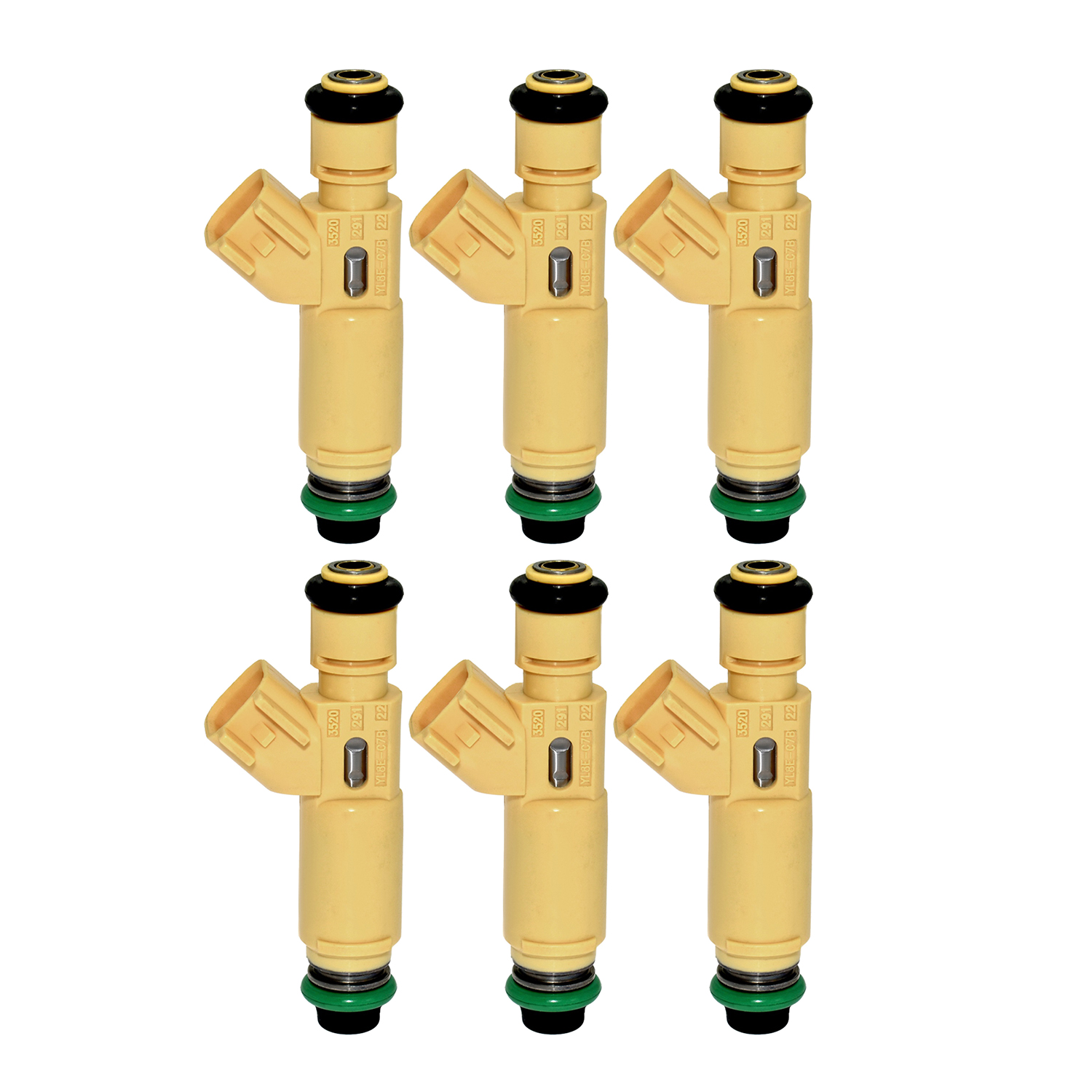 Fuel Injector YL8E-C7B P6 angle 3