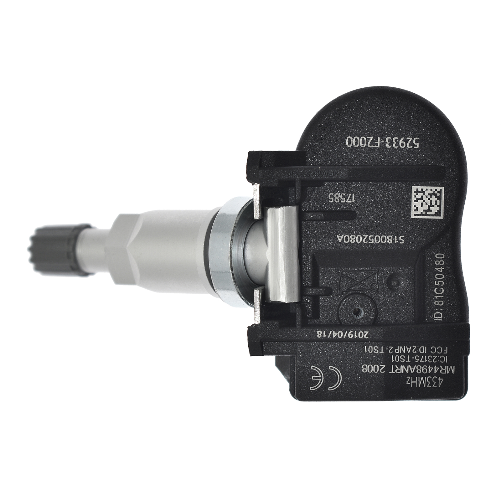 TPMS Tire Pressure Monitoring Sensor 52933-F2000P4 4Pcs angle 6