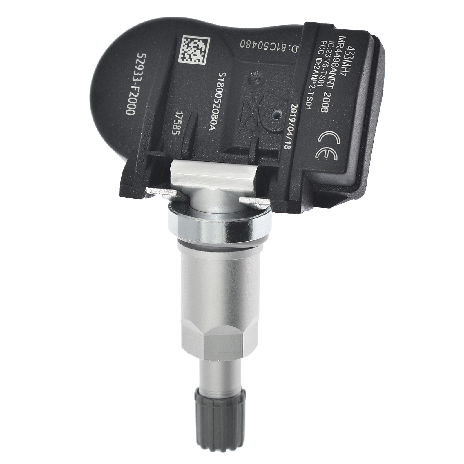 TPMS Tire Pressure Monitoring Sensor 52933-F2000P4 4Pcs angle 5