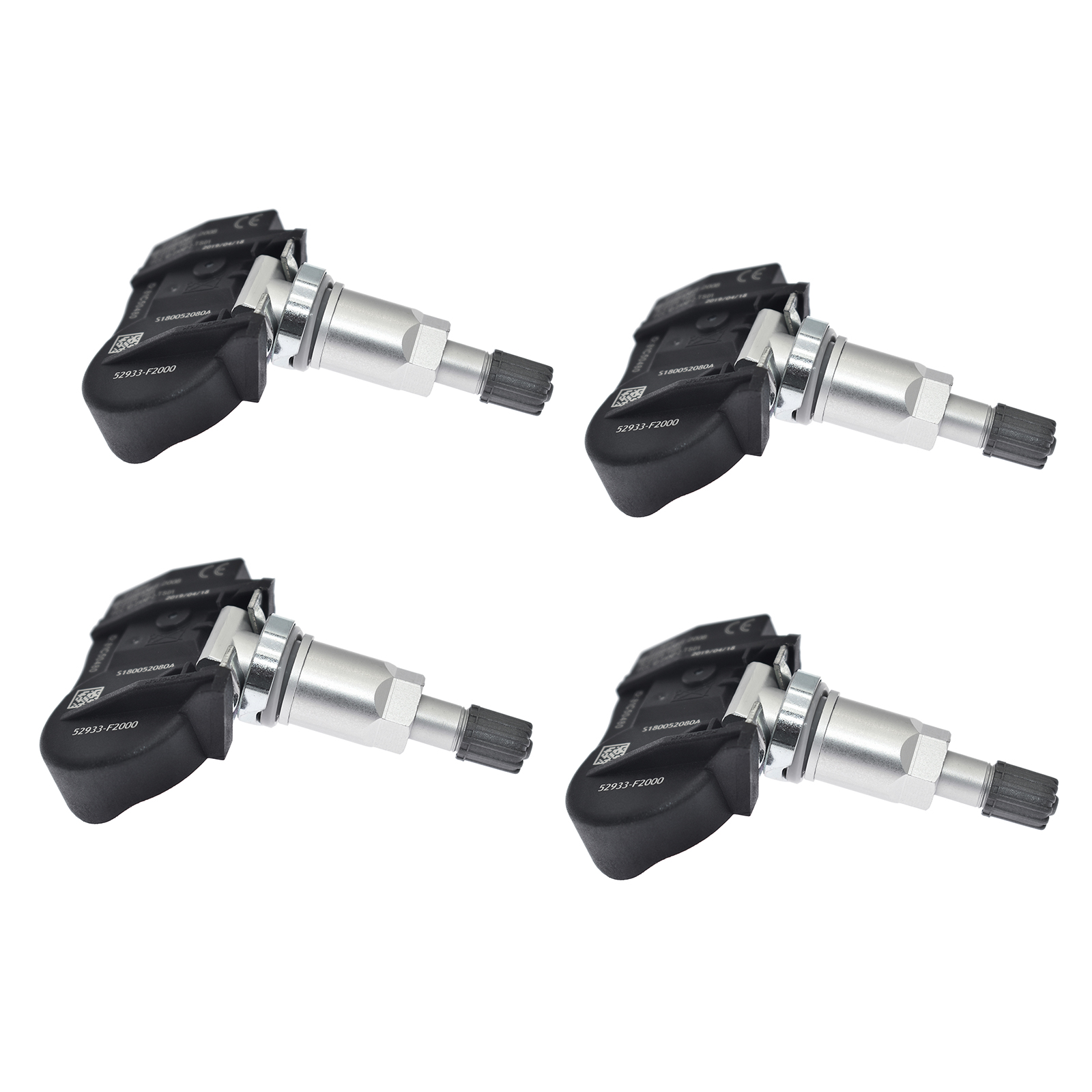 TPMS Tire Pressure Monitoring Sensor 52933-F2000P4 4Pcs