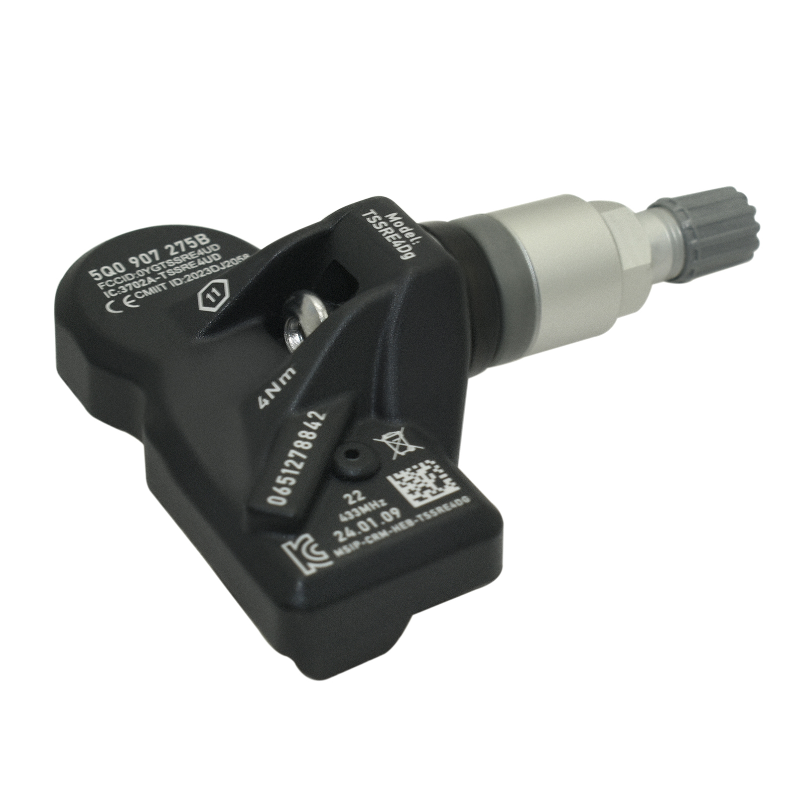 TPMS Tire Pressure Monitoring Sensor 5Q0907275BSilver angle 9