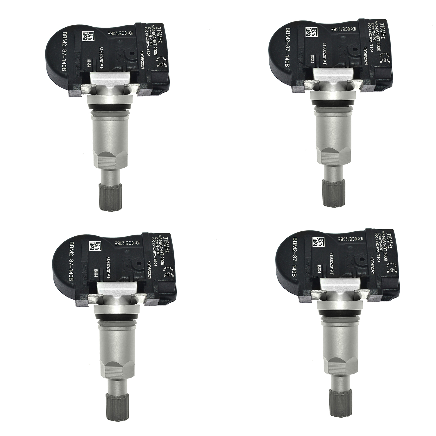 TPMS Tire Pressure Monitoring Sensor BBM237140B 4 Pcs Pcs