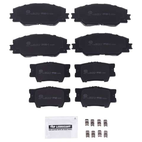 Front & Rear Ceramic Brake Pads For Toyota Matrix 2009-2013 TOYOTA RAV4 2013-18