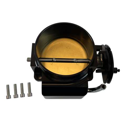 102mm Fits GM Gen III LS1 LS2 LS3 LS6 LS LS7 LSX Bolt Cable Throttle Body Black