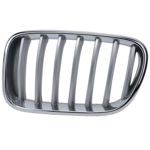 Titanová ledvinová mřížka levá, na straně řidiče, pro BMW F25 X3 2011 2012 2013 2014 LH Left Driver Side 51117237421