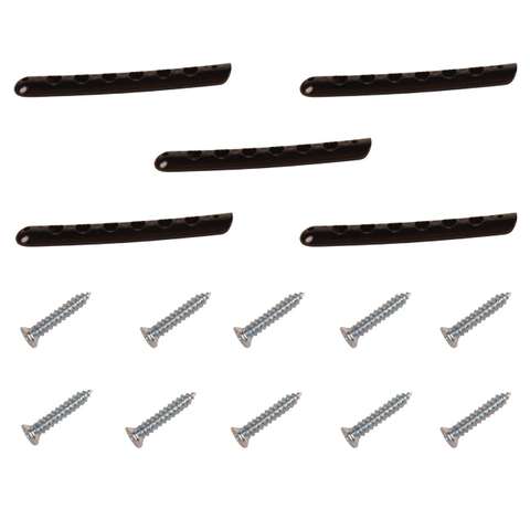 5x Door Grab Handle Tailgate Bar Trim Insert Cover For Jeep Wrangler JK Aluminum