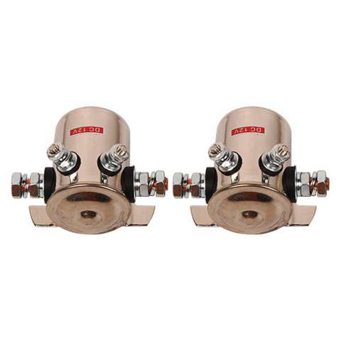 Solenoidní reléový spínač s nepřetržitým provozem, 2 ks, 12 V 200 A, naviják, pro Golf A0226A0041