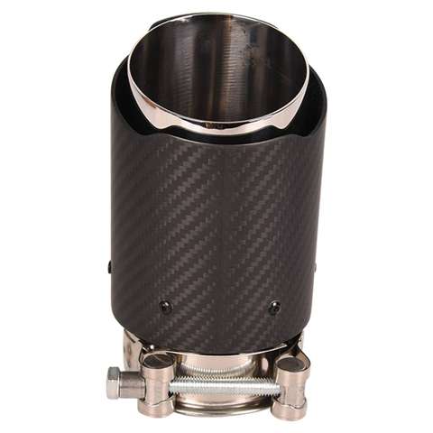 Univerzální koncovka výfuku z nerezové oceli a uhlíkového vlákna, vstup 67–70 mm, výstup 89 mm A0248A0015