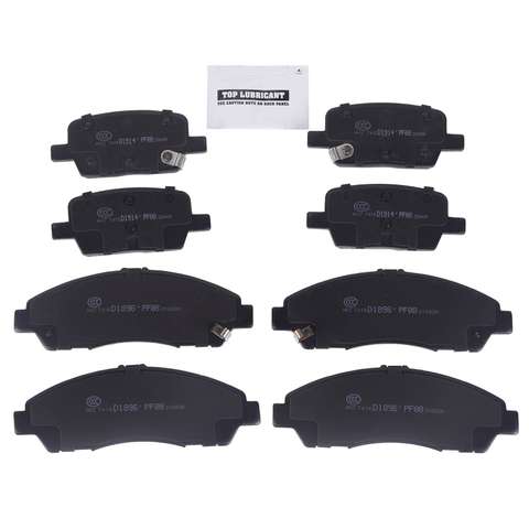 Sada keramických kotoučových destiček předních a zadních pro Chevrolet Traverse/GMC Acadia/Cadillac A0499A0080